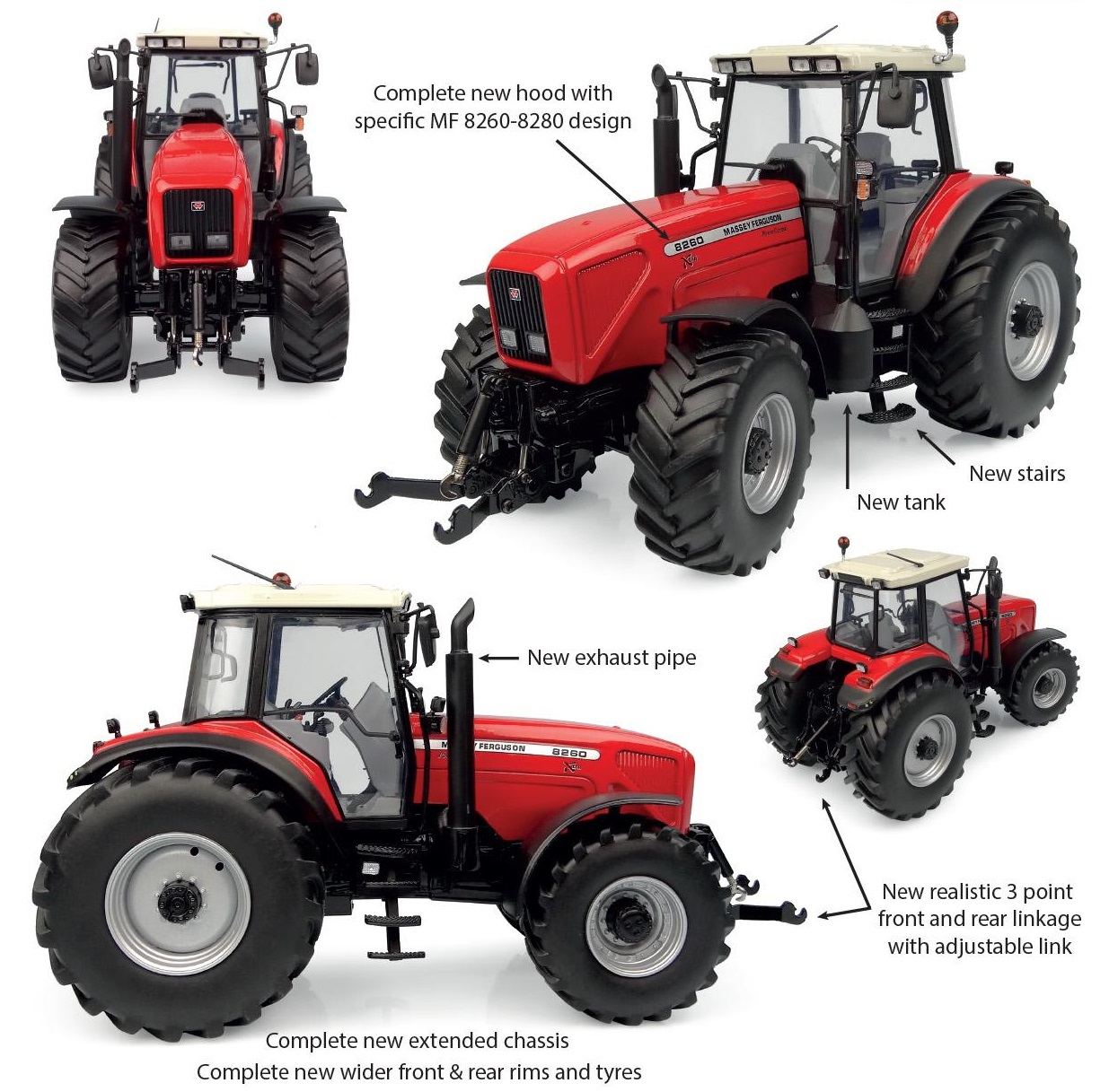 Massey Ferguson 8260 Xtra - 1:32